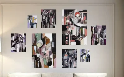 Kunst an der Wand: Fünf kreative Anordnungsstile für jeden Raum