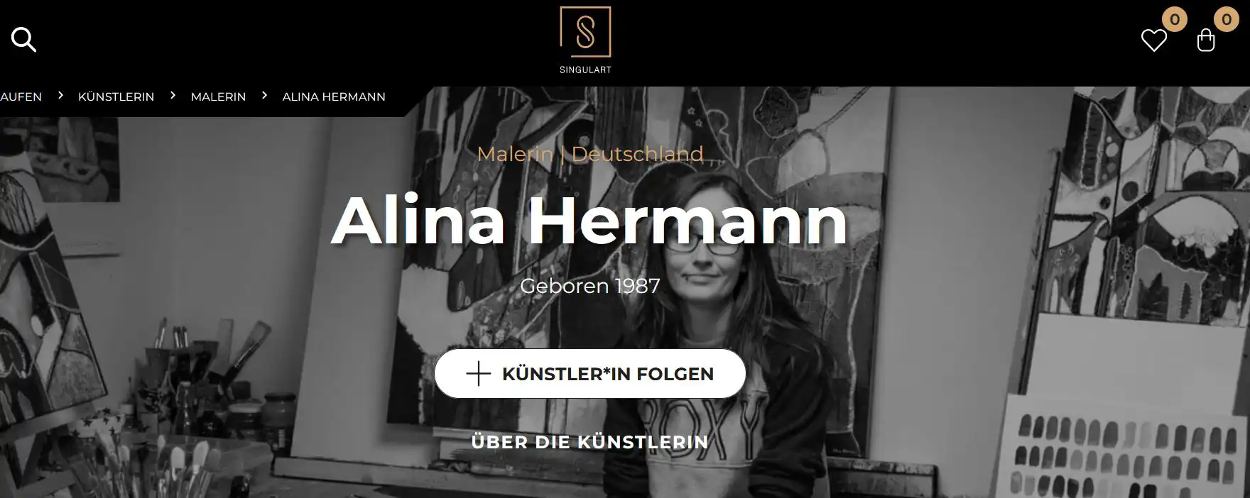 Singulart Alina Hermann Abstrakte Kunst